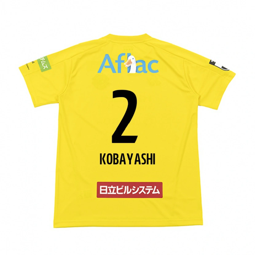 Danxen Pánské Kensei Kobayashi #2 Černá Žlutá Domů Hráčské Dresy 2025/26 Dres