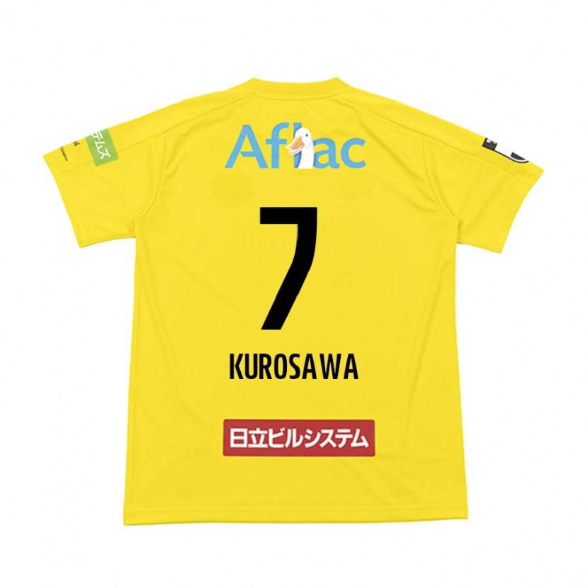 Danxen Pánské Shido Kurosawa #7 Černá Žlutá Domů Hráčské Dresy 2025/26 Dres