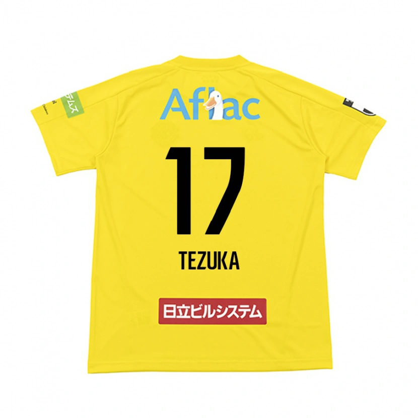 Danxen Pánské Kohei Tezuka #17 Černá Žlutá Domů Hráčské Dresy 2025/26 Dres