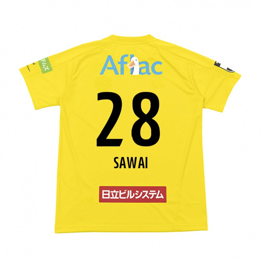 Danxen Pánské Retsu Sawai #28 Černá Žlutá Domů Hráčské Dresy 2025/26 Dres
