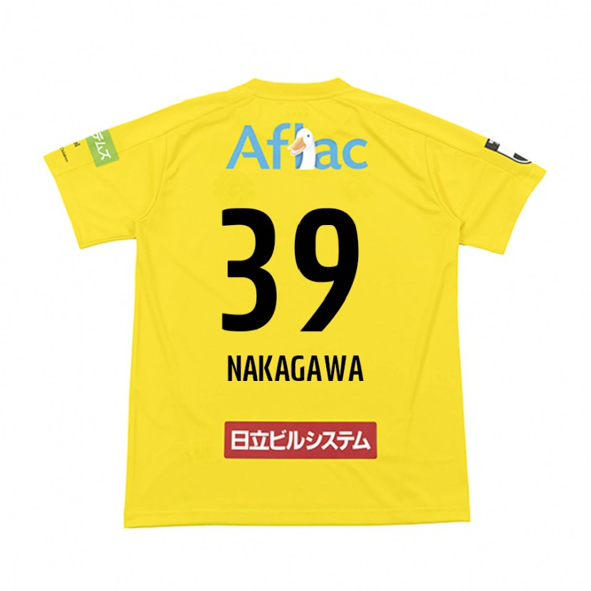 Danxen Pánské Nobuteru Nakagawa #39 Černá Žlutá Domů Hráčské Dresy 2025/26 Dres