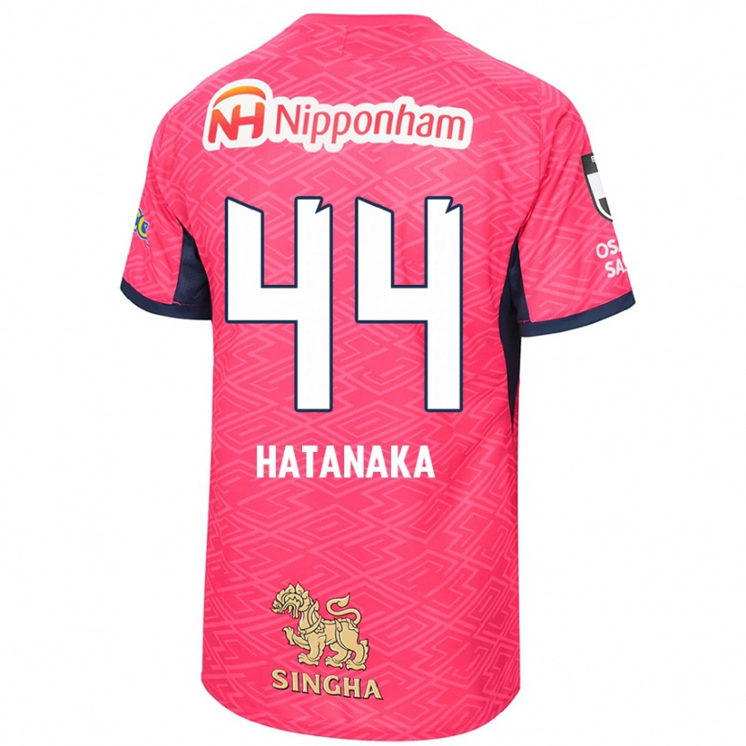 Danxen Pánské Shinnosuke Hatanaka #44 Bílá Sakura Růžová Domů Hráčské Dresy 2025/26 Dres