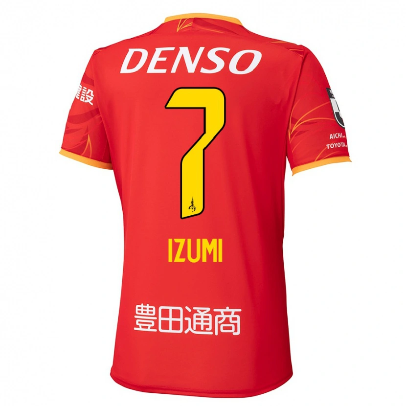 Danxen Pánské Ryuji Izumi #7 Bílá Červená Domů Hráčské Dresy 2025/26 Dres