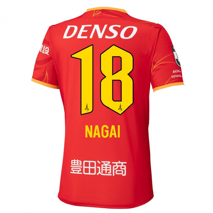 Danxen Pánské Kensuke Nagai #18 Bílá Červená Domů Hráčské Dresy 2025/26 Dres