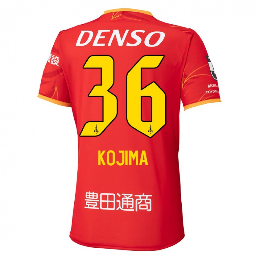 Danxen Pánské Aoto Kojima #36 Bílá Červená Domů Hráčské Dresy 2025/26 Dres