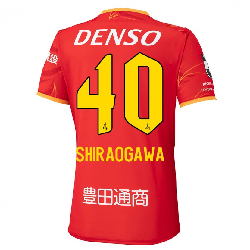 Danxen Pánské Rekuto Shiraogawa #40 Bílá Červená Domů Hráčské Dresy 2025/26 Dres