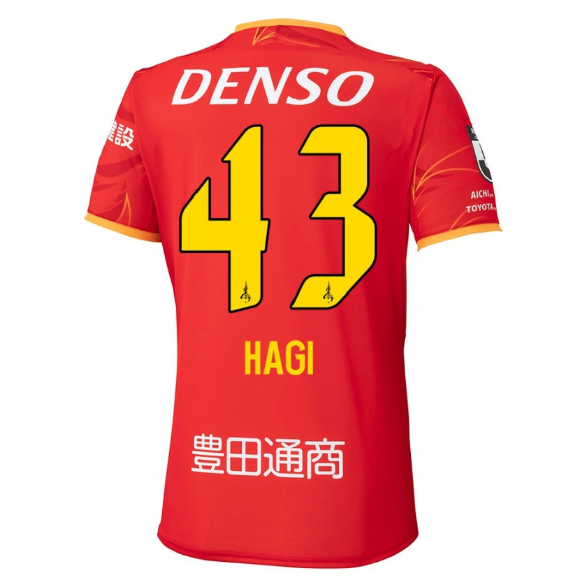 Danxen Pánské Hiroaki Hagi #43 Bílá Červená Domů Hráčské Dresy 2025/26 Dres