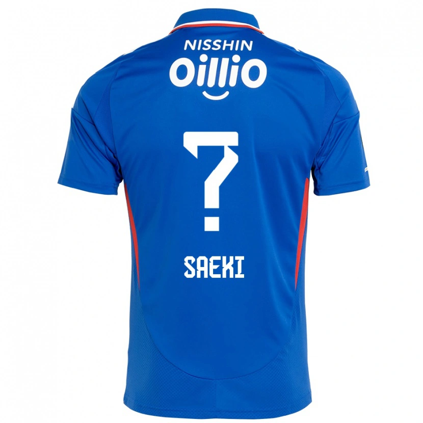 Danxen Pánské Shunya Saeki #0 Bílá Královská Modrá Domů Hráčské Dresy 2025/26 Dres