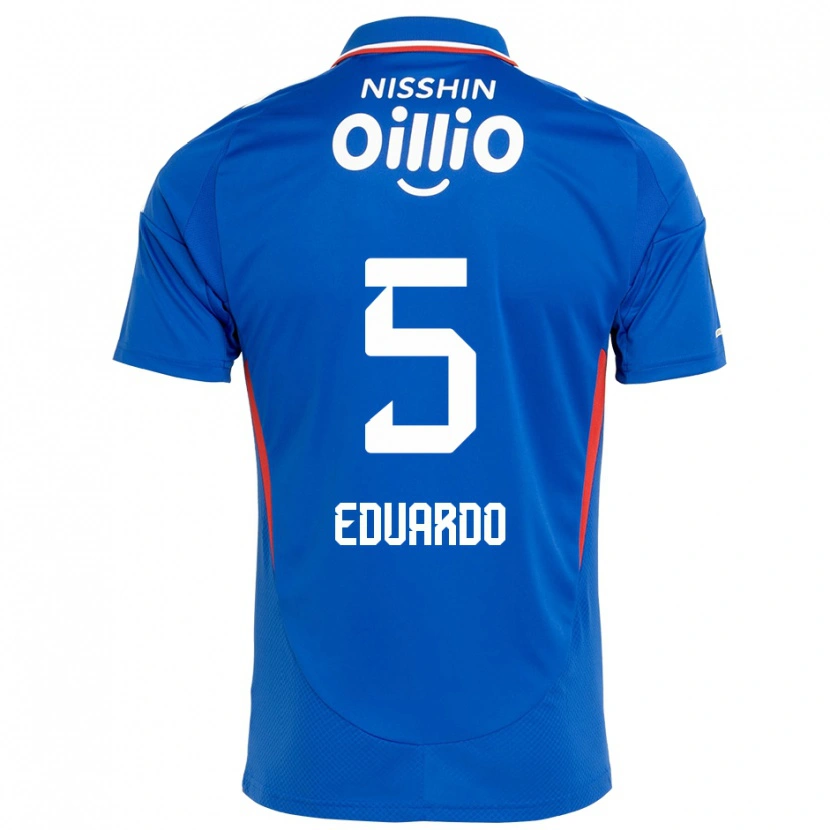 Danxen Pánské Eduardo #5 Bílá Královská Modrá Domů Hráčské Dresy 2025/26 Dres