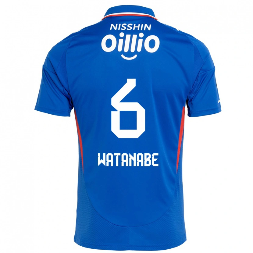 Danxen Pánské Kota Watanabe #6 Bílá Královská Modrá Domů Hráčské Dresy 2025/26 Dres