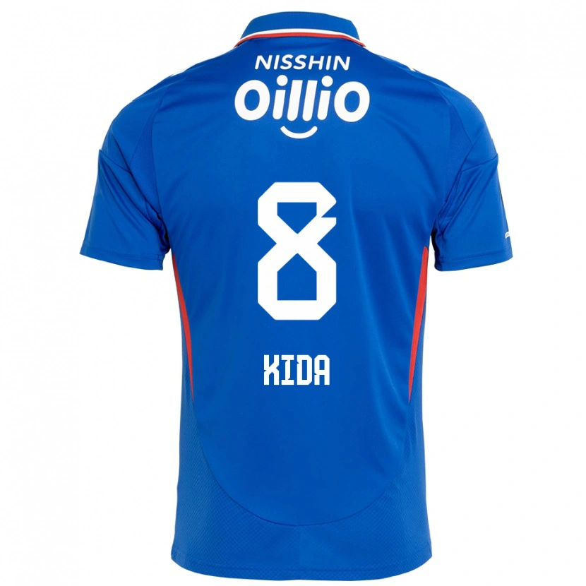 Danxen Pánské Takuya Kida #8 Bílá Královská Modrá Domů Hráčské Dresy 2025/26 Dres