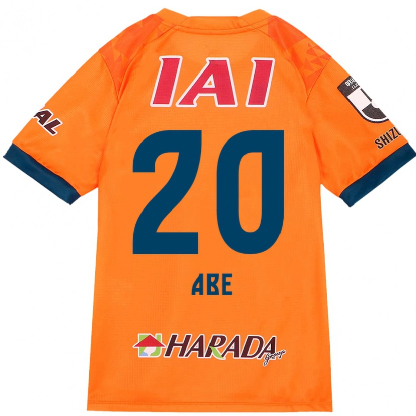 Danxen Pánské Ryoya Abe #20 Oranžová Červená Domů Hráčské Dresy 2025/26 Dres