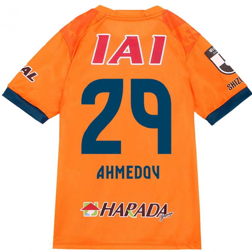Danxen Pánské Ahmed Ahmedov #29 Oranžová Červená Domů Hráčské Dresy 2025/26 Dres