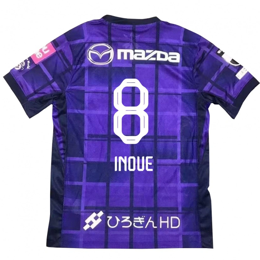 Danxen Pánské Akashi Inoue #8 Bílá Oranžová Domů Hráčské Dresy 2025/26 Dres