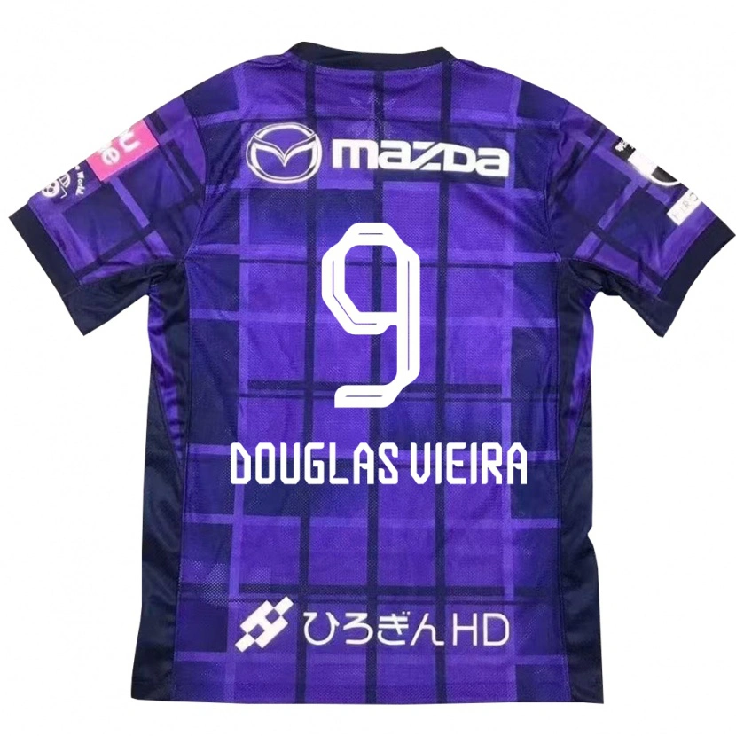 Danxen Pánské Douglas Vieira #9 Bílá Oranžová Domů Hráčské Dresy 2025/26 Dres