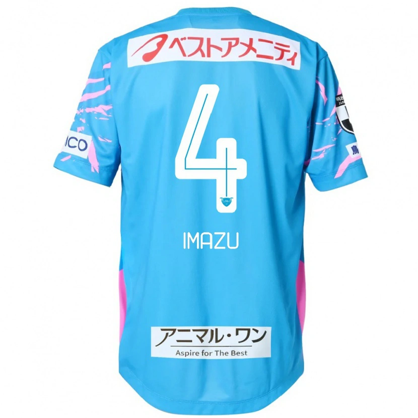 Danxen Pánské Yuta Imazu #4 Bílá Růžová Domů Hráčské Dresy 2025/26 Dres