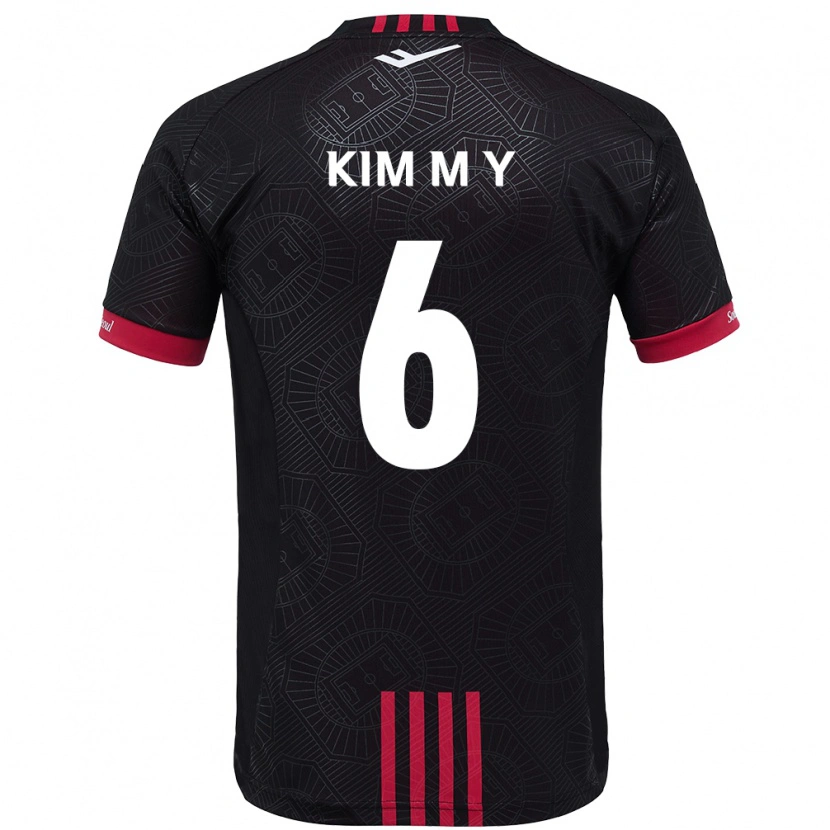Danxen Pánské Kim Mi-Yeon #6 Bílá Černá Domů Hráčské Dresy 2025/26 Dres