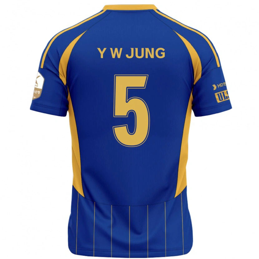 Danxen Pánské Woo-Young Jung #5 Bílá Nebesky Modrá Domů Hráčské Dresy 2025/26 Dres