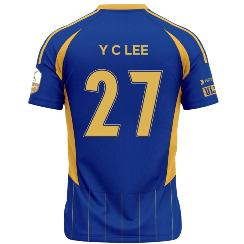 Danxen Pánské Chung-Yong Lee #27 Bílá Nebesky Modrá Domů Hráčské Dresy 2025/26 Dres