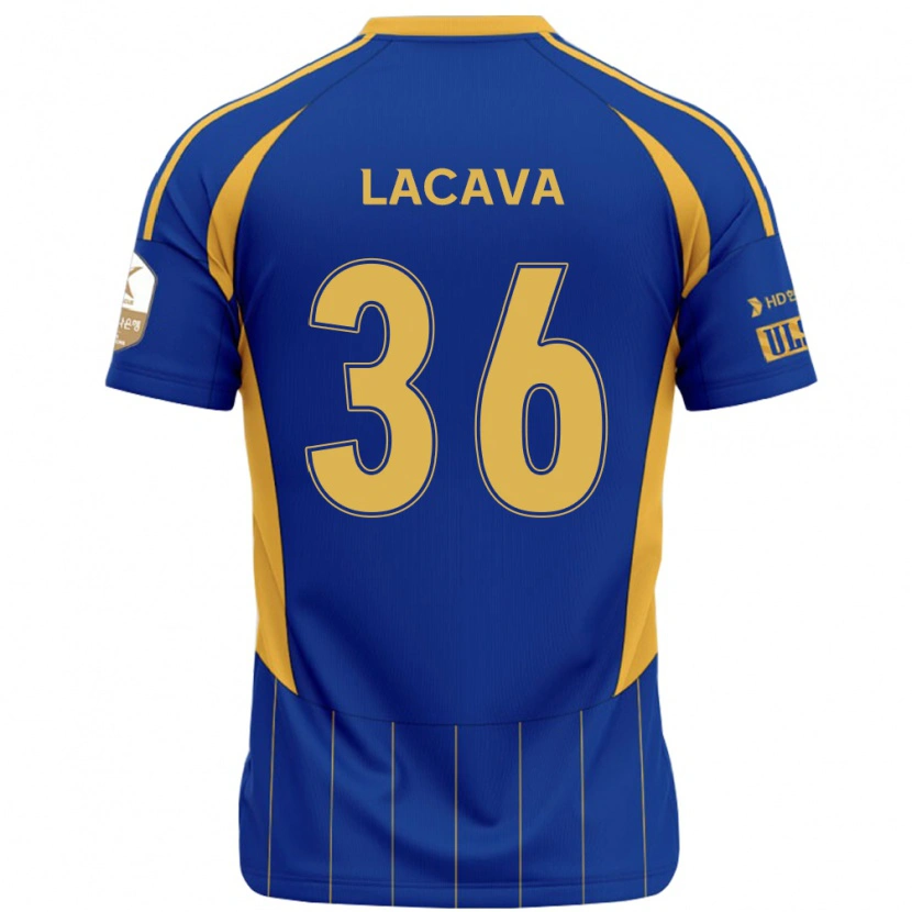 Danxen Pánské Matías Lacava #36 Bílá Nebesky Modrá Domů Hráčské Dresy 2025/26 Dres