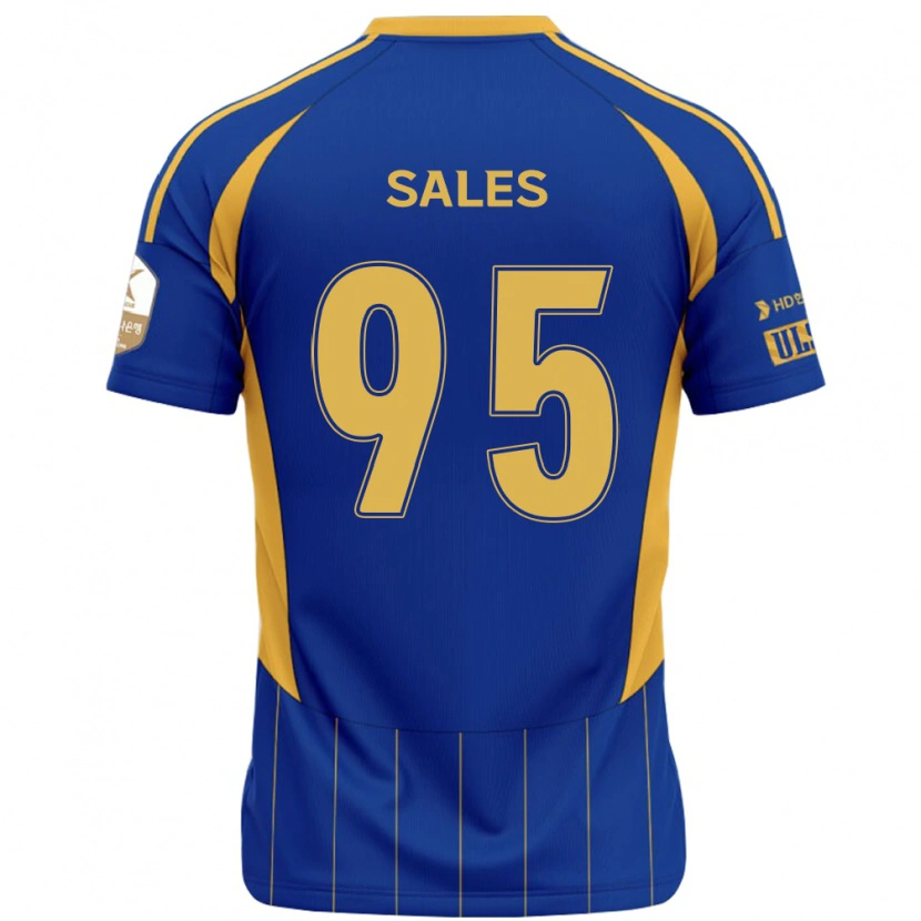 Danxen Pánské Matheus Sales #95 Bílá Nebesky Modrá Domů Hráčské Dresy 2025/26 Dres
