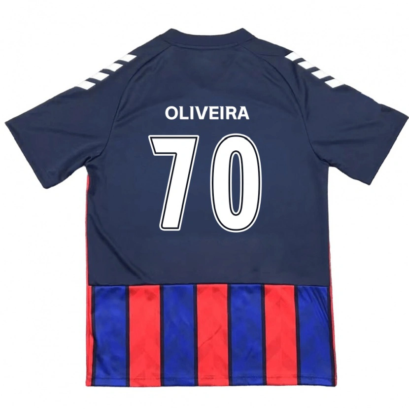 Danxen Pánské Anderson Oliveira #70 Smetanově Bílá Červená Domů Hráčské Dresy 2025/26 Dres