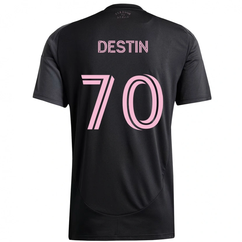 Danxen Pánské Bryan Destin #70 Růžová Černá Daleko Hráčské Dresy 2025/26 Dres