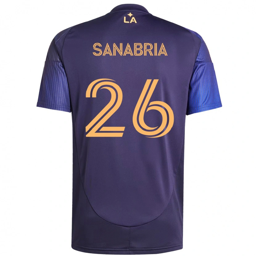 Danxen Pánské Lucas Sanabria #26 Bílá Žlutá Daleko Hráčské Dresy 2025/26 Dres
