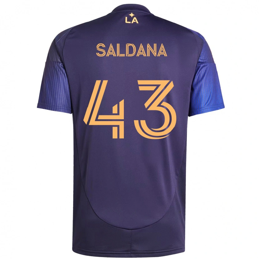 Danxen Pánské Adam Saldaña #43 Bílá Žlutá Daleko Hráčské Dresy 2025/26 Dres