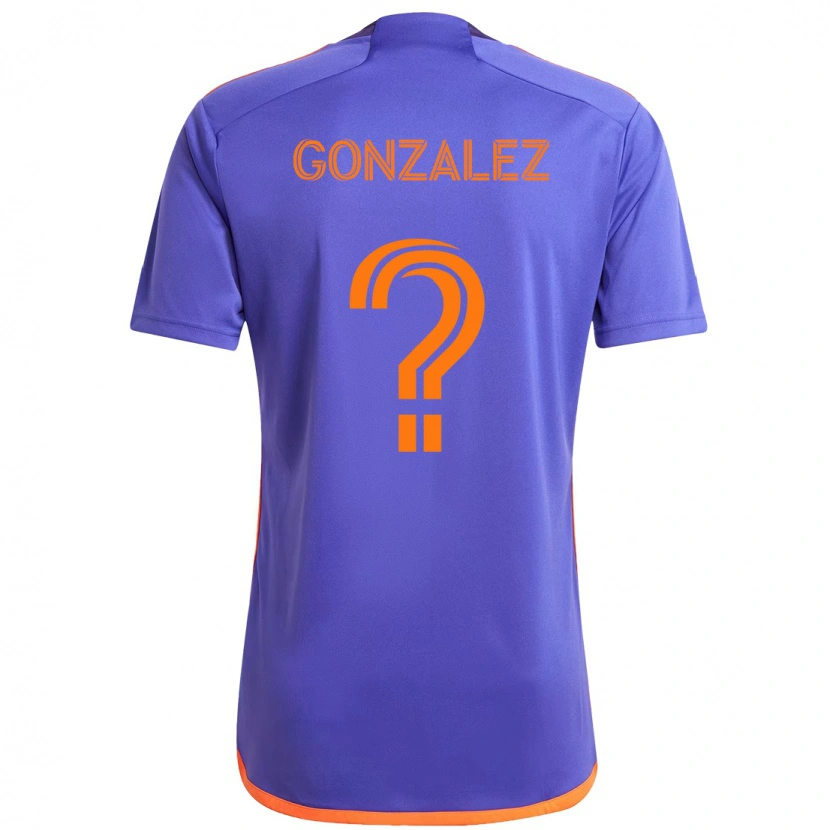 Danxen Pánské Axel Gonzalez #0 Oranžová Bílá Daleko Hráčské Dresy 2025/26 Dres