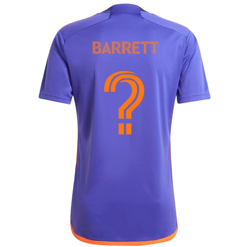 Danxen Pánské Daniel Barrett #0 Oranžová Bílá Daleko Hráčské Dresy 2025/26 Dres