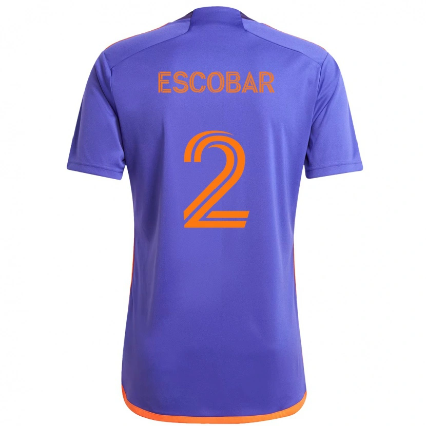 Danxen Pánské Franco Escobar #2 Oranžová Bílá Daleko Hráčské Dresy 2025/26 Dres