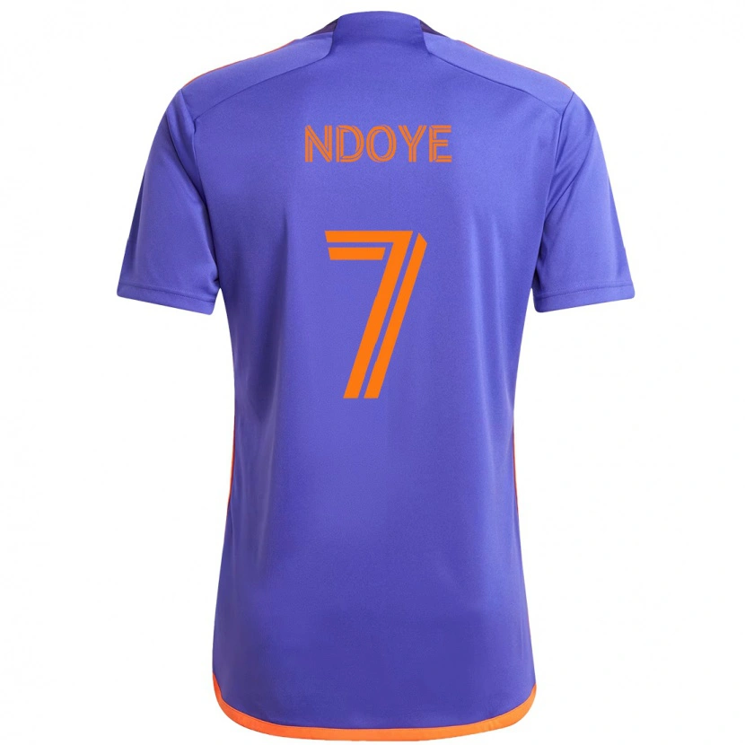 Danxen Pánské Papa Ndoye #7 Oranžová Bílá Daleko Hráčské Dresy 2025/26 Dres