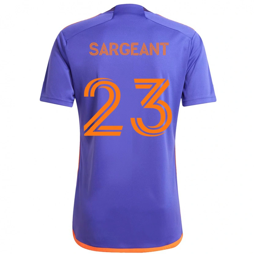 Danxen Pánské Kieran Sargeant #23 Oranžová Bílá Daleko Hráčské Dresy 2025/26 Dres