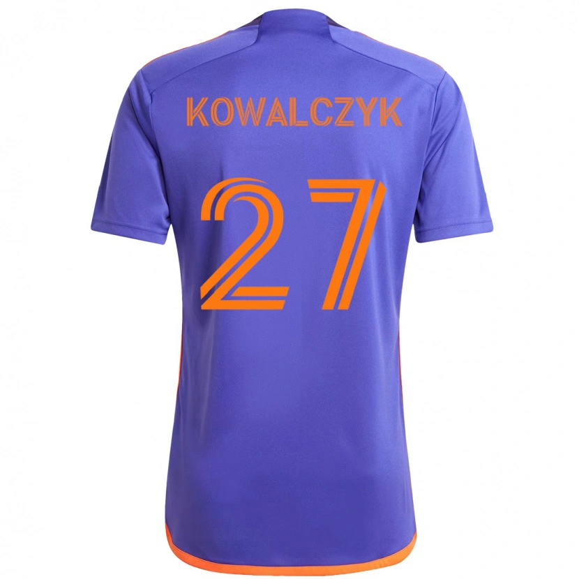 Danxen Pánské Sebastian Kowalczyk #27 Oranžová Bílá Daleko Hráčské Dresy 2025/26 Dres