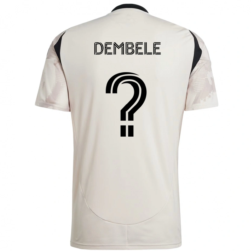 Danxen Pánské Malick Dembele #0 Červená Černá Daleko Hráčské Dresy 2025/26 Dres