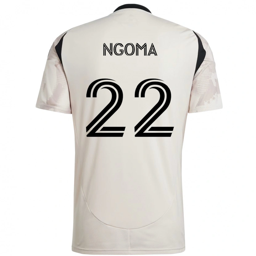 Danxen Pánské Serge Ngoma Jr. #22 Červená Černá Daleko Hráčské Dresy 2025/26 Dres