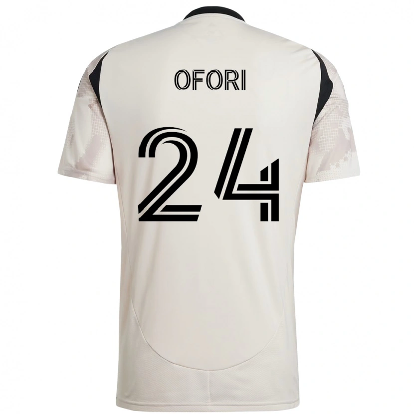 Danxen Pánské Curtis Ofori #24 Červená Černá Daleko Hráčské Dresy 2025/26 Dres