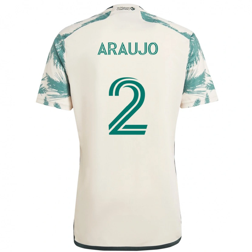 Danxen Pánské Miguel Araujo #2 Černá Hnědá Daleko Hráčské Dresy 2025/26 Dres