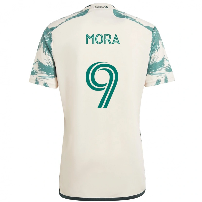 Danxen Pánské Felipe Mora #9 Černá Hnědá Daleko Hráčské Dresy 2025/26 Dres