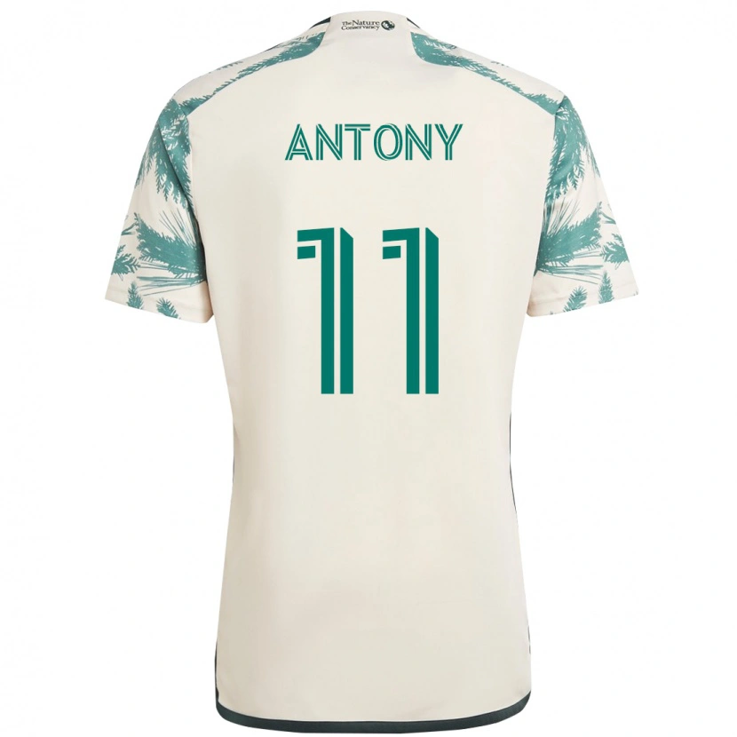 Danxen Pánské Antony #11 Černá Hnědá Daleko Hráčské Dresy 2025/26 Dres