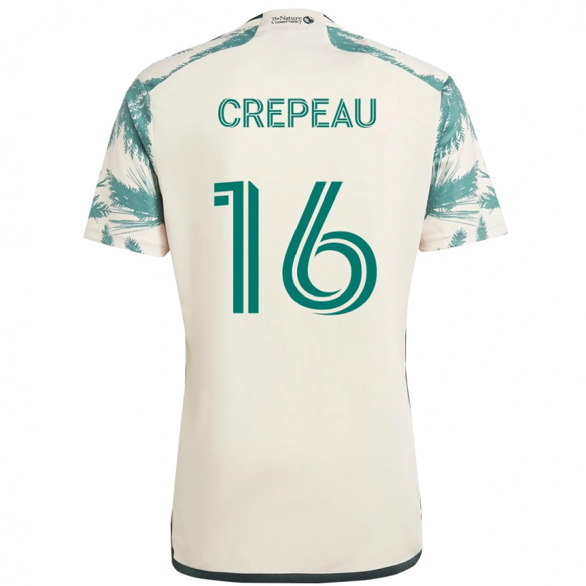Danxen Pánské Maxime Crépeau #16 Černá Hnědá Daleko Hráčské Dresy 2025/26 Dres