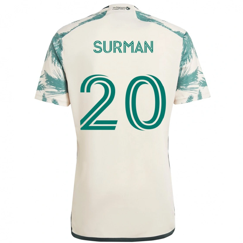 Danxen Pánské Finn Surman #20 Černá Hnědá Daleko Hráčské Dresy 2025/26 Dres