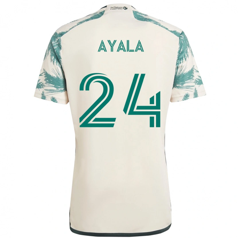 Danxen Pánské David Ayala #24 Černá Hnědá Daleko Hráčské Dresy 2025/26 Dres