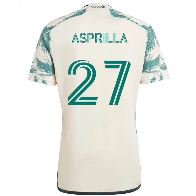 Danxen Pánské Dairon Asprilla #27 Černá Hnědá Daleko Hráčské Dresy 2025/26 Dres