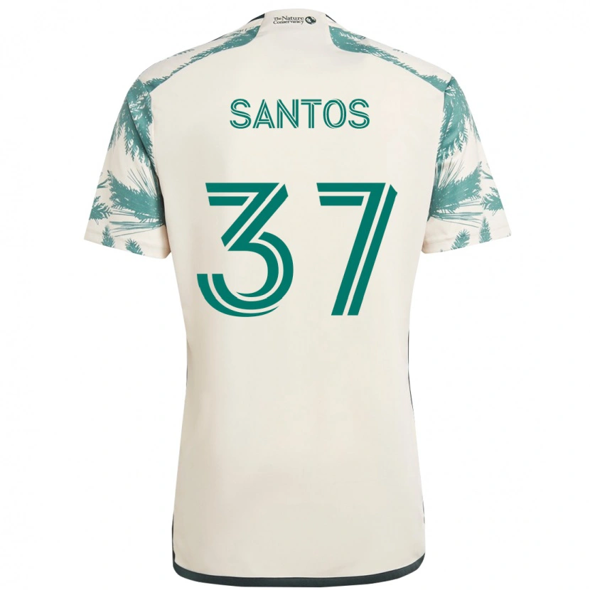 Danxen Pánské Noah Santos #37 Černá Hnědá Daleko Hráčské Dresy 2025/26 Dres