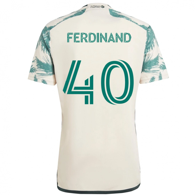 Danxen Pánské Keesean Ferdinand #40 Černá Hnědá Daleko Hráčské Dresy 2025/26 Dres
