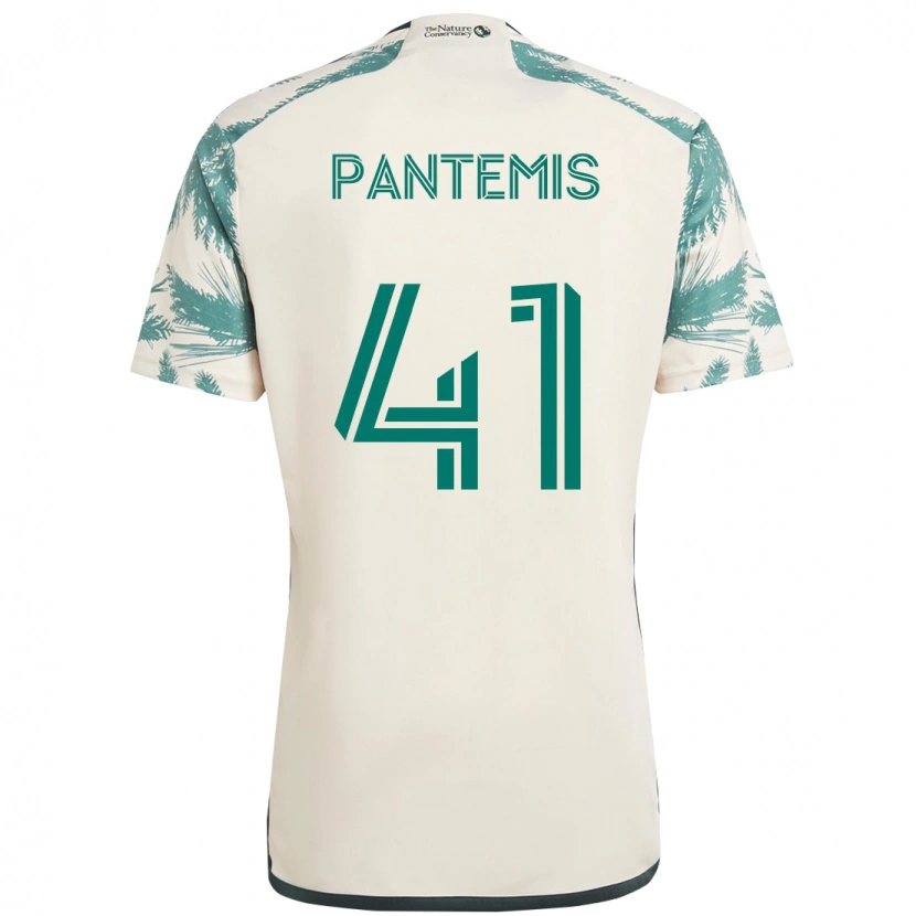 Danxen Pánské James Pantemis #41 Černá Hnědá Daleko Hráčské Dresy 2025/26 Dres