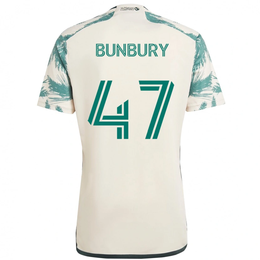 Danxen Pánské Mataeo Bunbury #47 Černá Hnědá Daleko Hráčské Dresy 2025/26 Dres