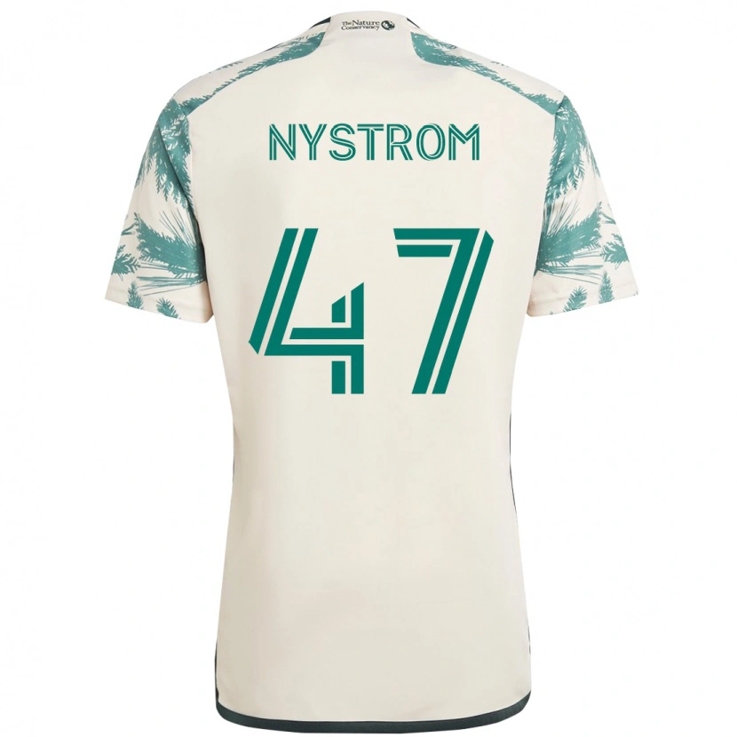 Danxen Pánské Maximo Nystrom #47 Černá Hnědá Daleko Hráčské Dresy 2025/26 Dres